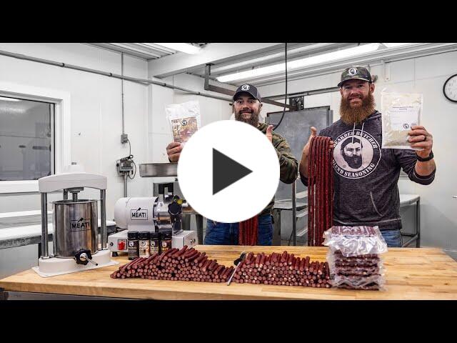 YouTube video: How to Make Deer Sticks (Smoked Venison Sticks on a pellet grill)