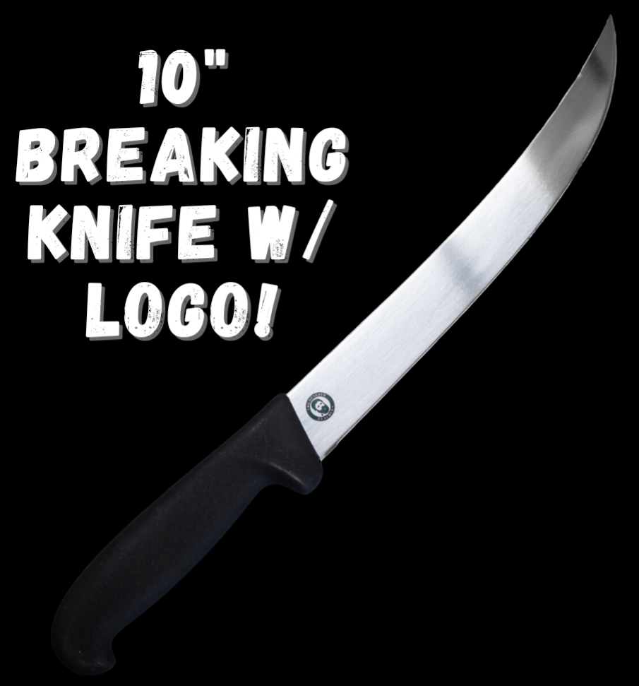 10" Breaking Knife w/ logo!